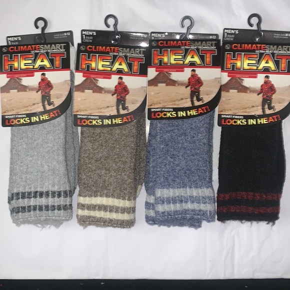 Cuddl Duds Other Mens Cuddl Duds Climate Smart Heat Crew Socks Nwt